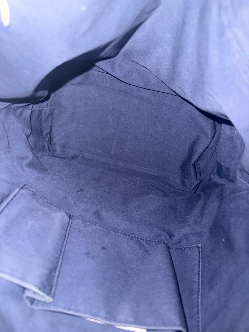 Vintage Burberry London Blue Label Tote Denim Canvas Leather Trim w/COA - Picture 4 of 16